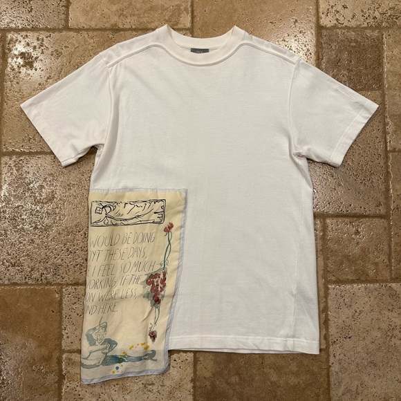 Dior Kim Jones x Raymond Pettibon Patch White T-Shirt - Picture 3 of 14
